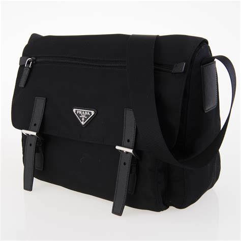 prada single buckle messenger bag|Prada nylon Messenger bags.